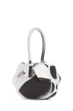 Adam Pendleton x Gabriela Hearst Nina Bag in Black & White Satin № 11