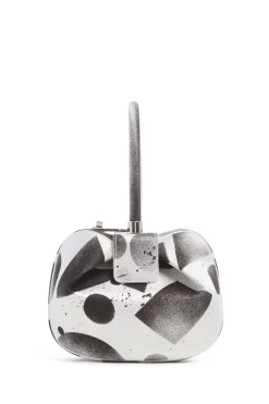 Adam Pendleton x Gabriela Hearst Nina Bag in Black & White Satin № 14