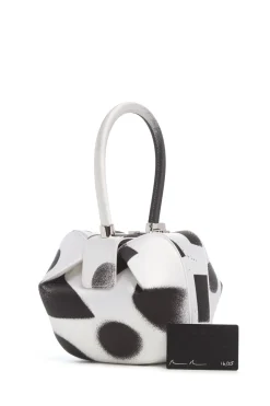 Adam Pendleton x Gabriela Hearst Nina Bag in Black & White Satin № 16