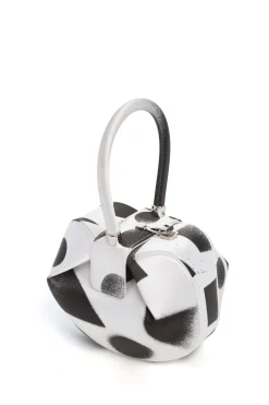Adam Pendleton x Gabriela Hearst Nina Bag in Black & White Satin № 16