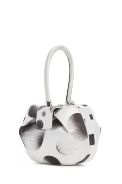 Adam Pendleton x Gabriela Hearst Nina Bag in Black & White Satin № 18