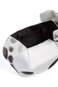 Adam Pendleton x Gabriela Hearst Nina Bag in Black & White Satin № 19
