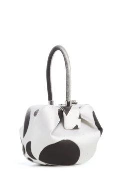 Adam Pendleton x Gabriela Hearst Nina Bag in Black & White Satin № 19