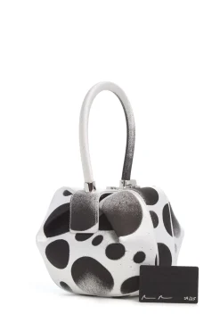 Adam Pendleton x Gabriela Hearst Nina Bag in Black & White Satin № 24