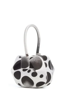Adam Pendleton x Gabriela Hearst Nina Bag in Black & White Satin № 24