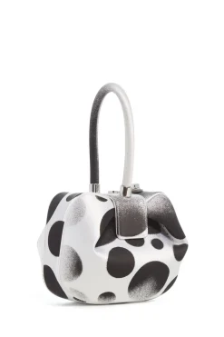 Adam Pendleton x Gabriela Hearst Nina Bag in Black & White Satin № 24