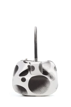 Adam Pendleton x Gabriela Hearst Nina Bag in Black & White Satin № 24