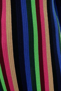 Affinity Knit Maxi Dress in Multi Cashmere Silk