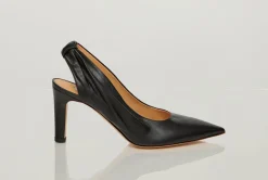 Amari Slingback Pump in Black Leather