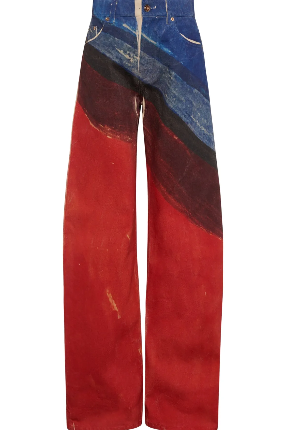 Amoret Barrel-leg Jean in Air Multi Recycled Cotton Denim