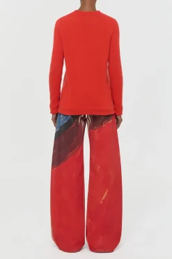 Amoret Barrel-leg Jean in Air Multi Recycled Cotton Denim