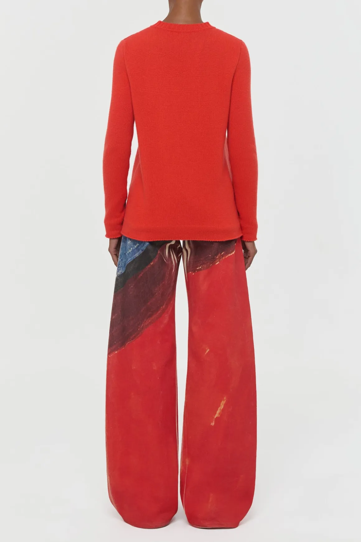 Amoret Barrel-leg Jean in Air Multi Recycled Cotton Denim