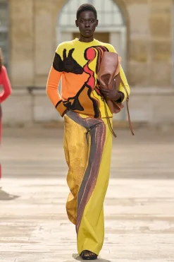 Amoret Barrel-leg Jean in Earth Multi Recycled Cotton Denim