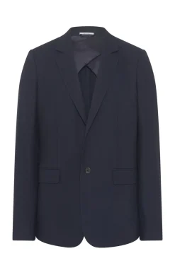 Antoine Blazer in Dark Navy Virgin Wool