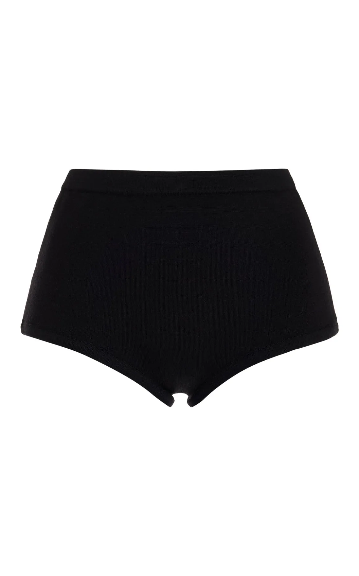 Aris Knit Short in Black Merino Wool