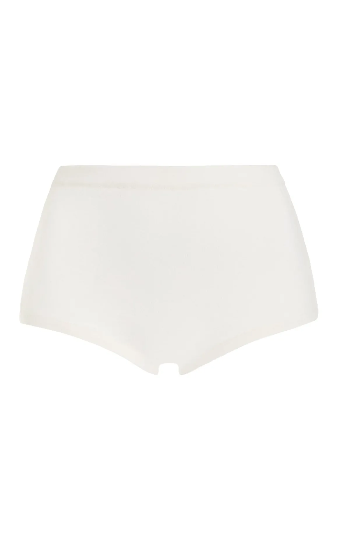 Aris Knit Short in Ivory Merino Wool