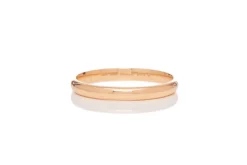 Bangle in 18K Rose Gold & Vitreous Green Enamel