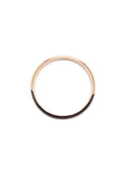 Bangle in 18K Rose Gold & Vitreous Black Enamel
