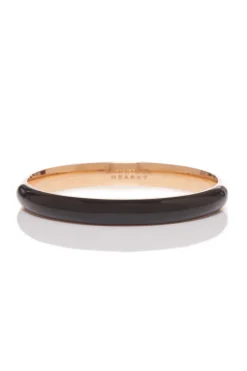 Bangle in 18K Rose Gold & Vitreous Black Enamel