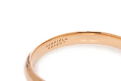 Bangle in 18K Rose Gold & Vitreous Yellow Enamel