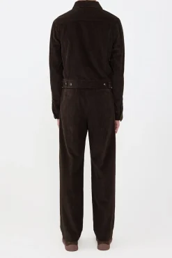 Barry Trucker Jacket in Chocolate Fine Cashmere Corduroy