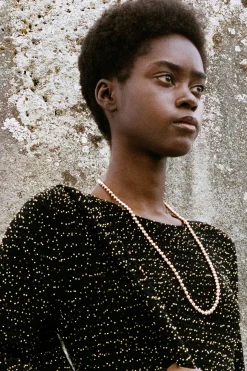 Beaded Necklace in 18K Yellow Gold