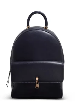 Billie Backpack in Navy Nappa Leather