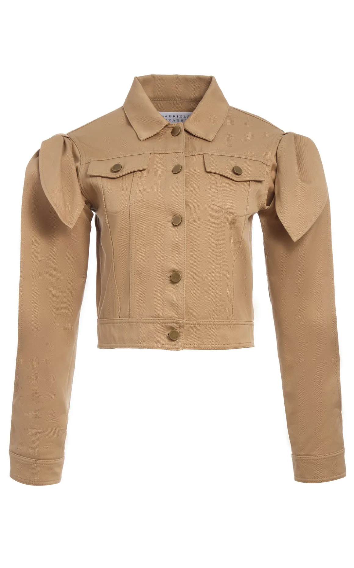 Briella Jacket in Camel Sea Island Cotton Twill