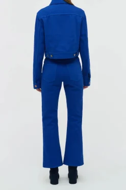 Bronte Jacket in Cobalt Recycled Cotton Denim