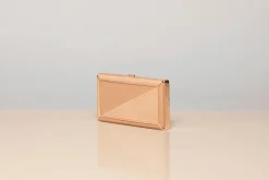 Callas Clutch in Nude Snakeskin & Nappa Leather