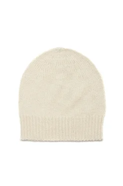 Chesire Knit Hat in Ivory Cashmere