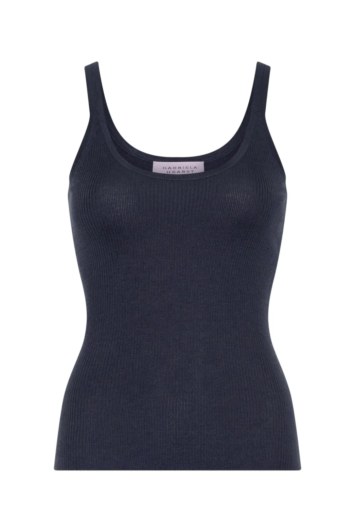 Cinxia Knit Tank Top in Denim Cashmere Silk
