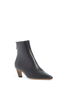 Clayton Ankle Boot in Black Nappa Leather