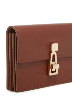 Concertina Card Wallet in Cognac Leather