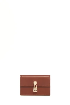 Concertina Card Wallet in Cognac Leather