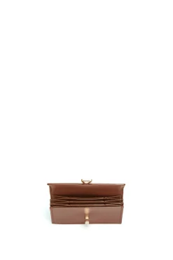 Concertina Card Wallet in Cognac Leather