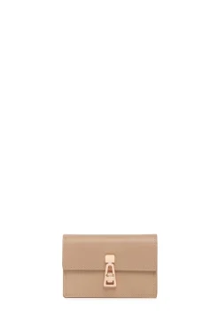 Concertina Card Wallet in Nude Leather