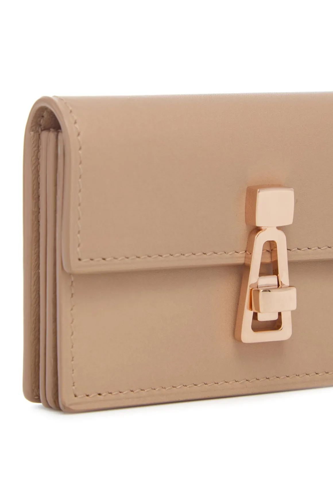Concertina Card Wallet in Nude Leather
