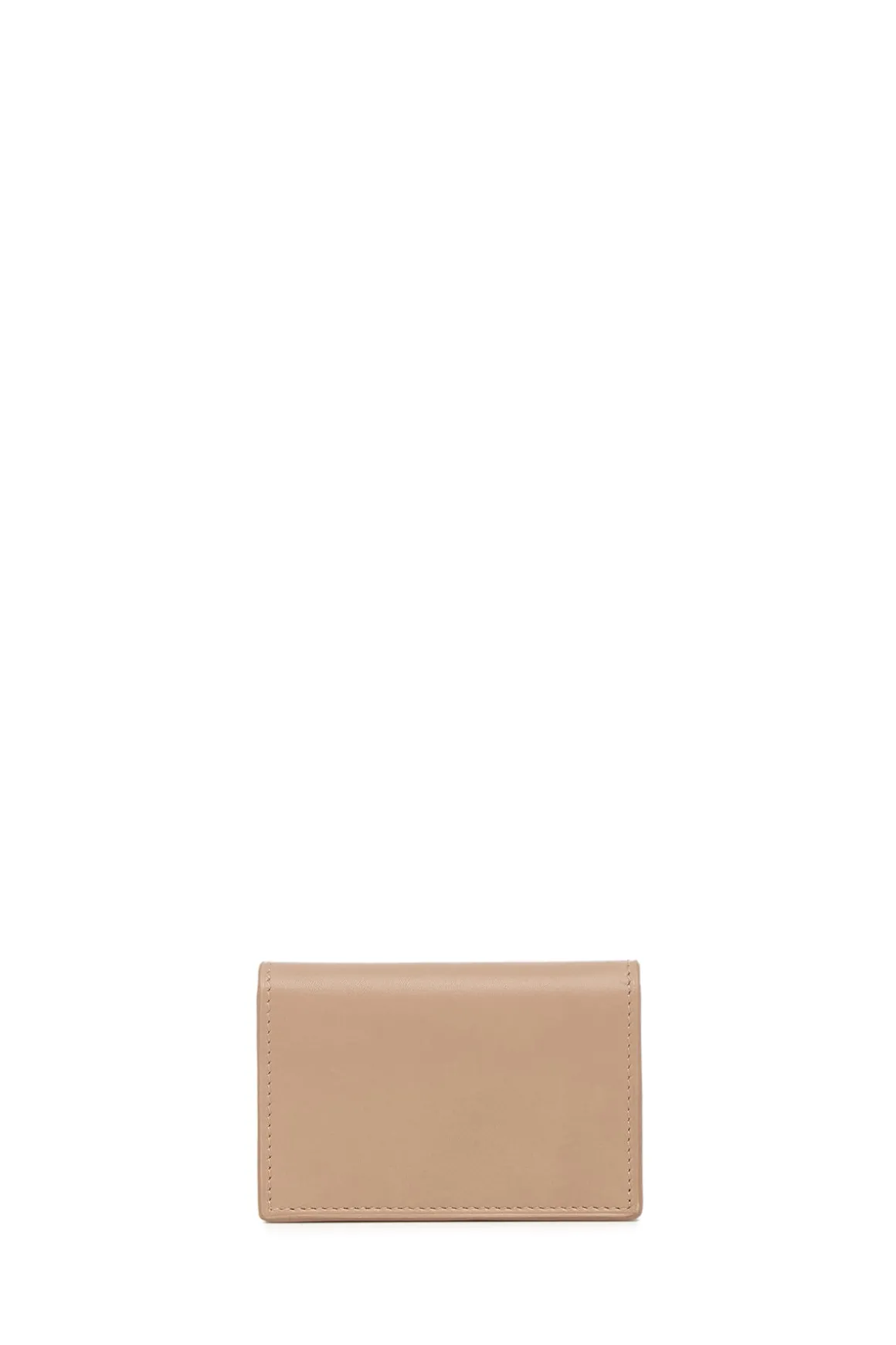 Concertina Card Wallet in Nude Leather