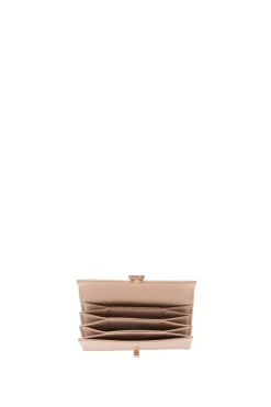 Concertina Card Wallet in Nude Leather