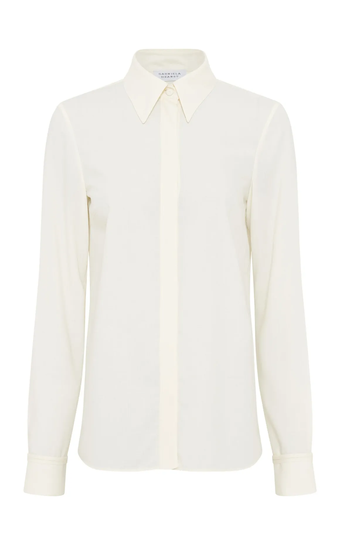 Cruz Shirt in Ivory Cashmere