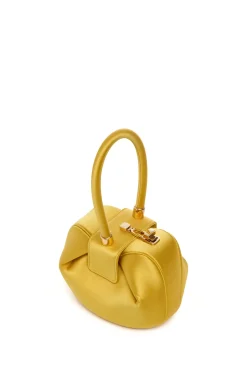 Demi Bag in Amber Satin