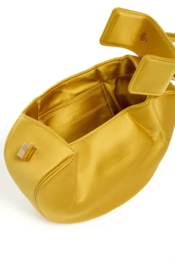 Demi Bag in Amber Satin