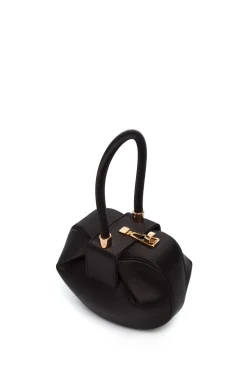 Demi Bag in Black Satin