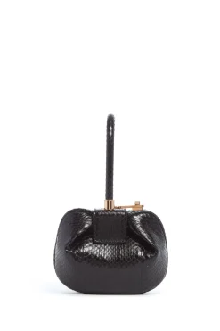 Demi Bag in Black Snakeskin