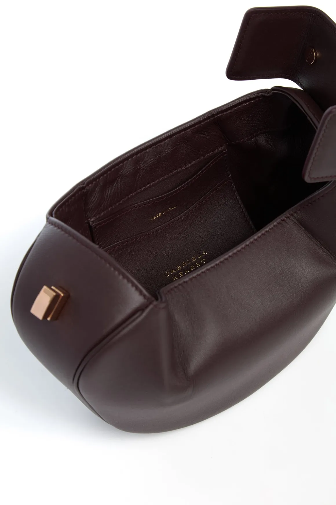 Demi Bag in Bordeaux Nappa Leather