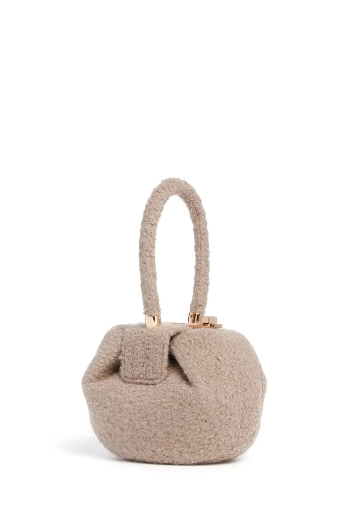 Demi Bag in Camel Cashmere Boucle