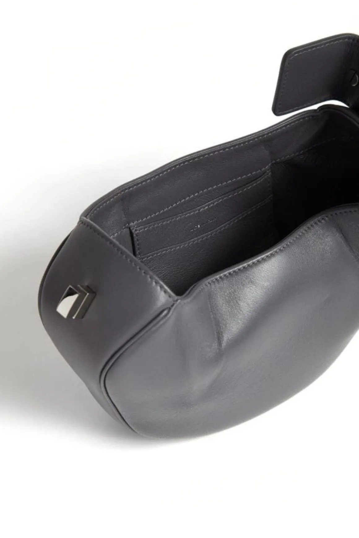 Demi Bag in Charcoal Nappa Leather