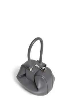 Demi Bag in Charcoal Nappa Leather