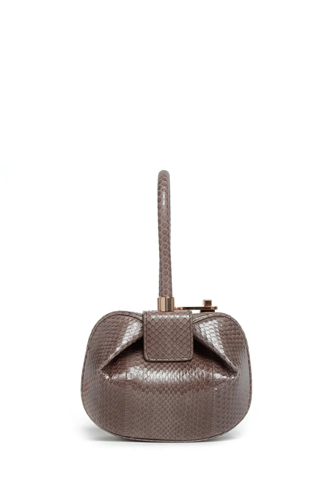 Demi Bag in Charcoal Snakeskin